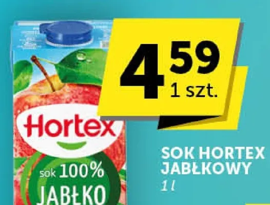 Sok Hortex jabłkowy promocja w Groszek