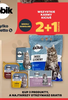 Żwirek silikonowy 3,8 l Kiciuś promocja w Netto