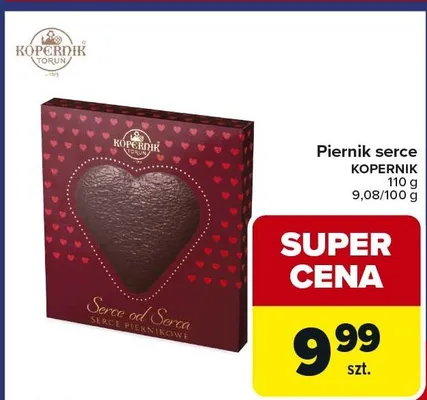 Piernik serce promocja w Carrefour Market