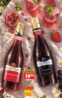 Wino Mogen David Pomegranate promocja w Biedronka