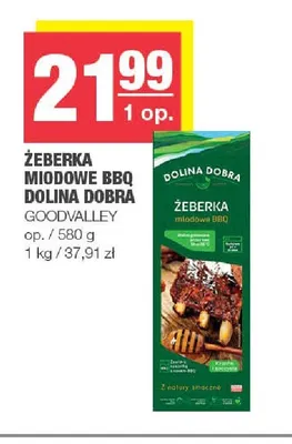 Żeberka miodowe BBQ Dolina Dobra promocja w SPAR