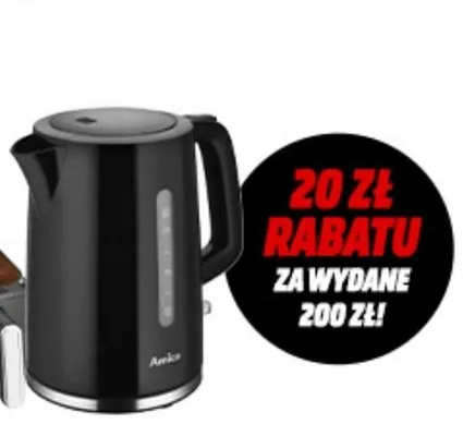Czajnik elektryczny Amica promocja w Media Markt