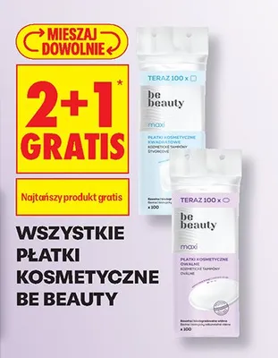 Płatki kosmetyczne Be Beauty promocja w Biedronka