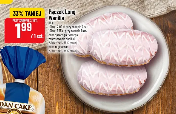 Pączek Long Wanilia promocja w POLOmarket