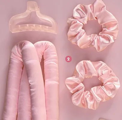 Wałek do kręcenia włosów z 2 owijakami i klamrą promocja w Biedronka