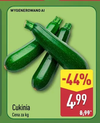 Cukinia promocja w Aldi