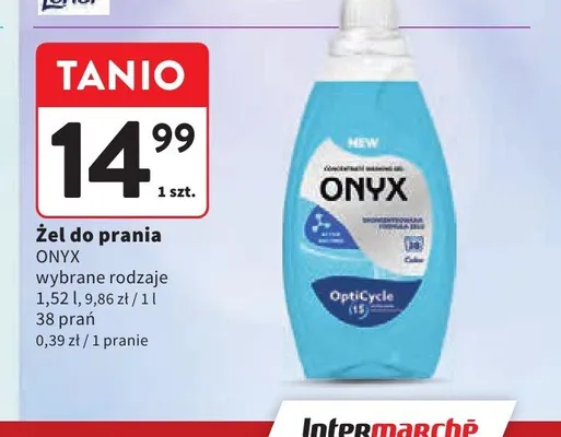 Żel do prania Onyx promocja w Intermarche