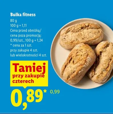 Bułka fitness promocja w Lidl