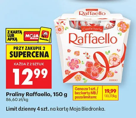 Praliny Raffaello promocja w Biedronka