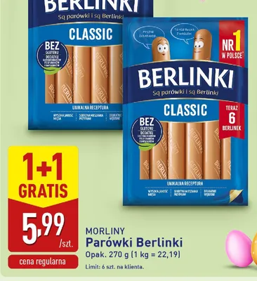 Parówki Classic promocja w Aldi