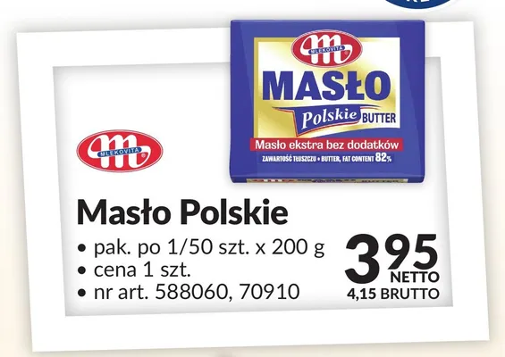 Masło Polskie Mlekovita promocja w Makro