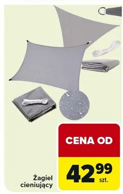 Żagiel cieniujący promocja w Carrefour