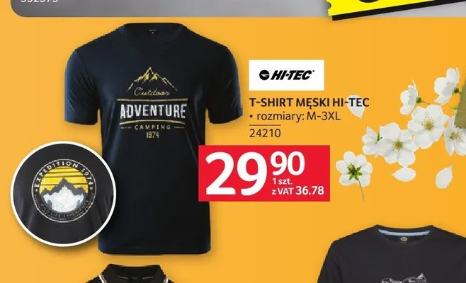 T-shirt męski HI-TEC promocja w Selgros