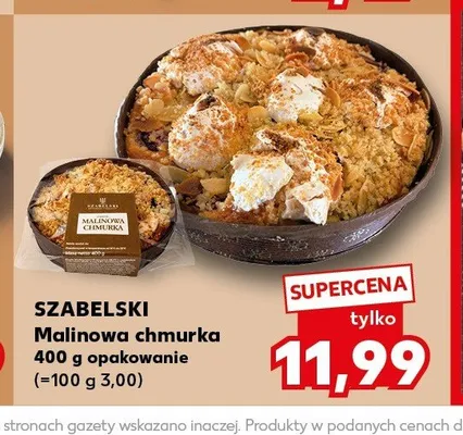Malinowa chmurka SZABELSKI promocja w Kaufland