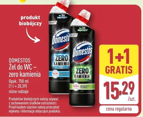 Żel do WC - zero kamienia promocja w Aldi