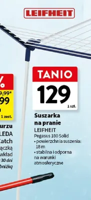 Suszarka na pranie Leifheit Pegasus 180 Solid promocja w Intermarche