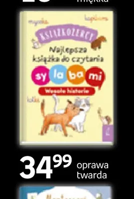 Książka Najlepsza książka do czytania metodą sylabową Wesołe historie Książkożercy oprawa twarda promocja w Empik