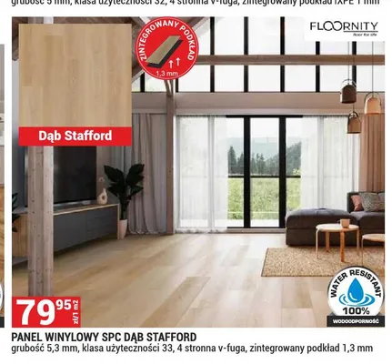 Panel winylowy SPC Dąb Stafford promocja w Merkury Market