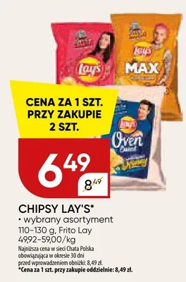 Chipsy ziemniaczane promocja w Chata Polska
