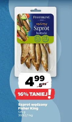 Szprot wędzony Fisher King promocja w Netto