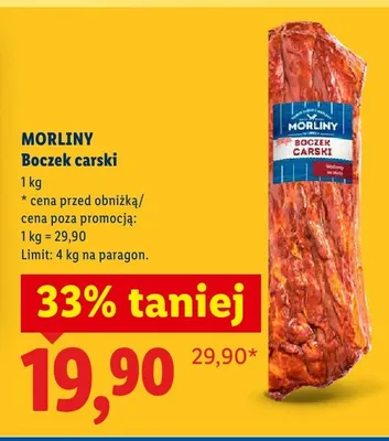 Boczek carski promocja w Lidl