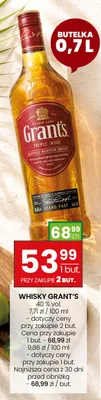 Whisky Grant's Triple Wood promocja w Twój Market