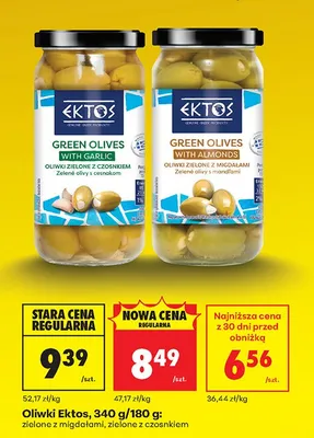 Oliwki zielone z czosnkiem promocja w Biedronka