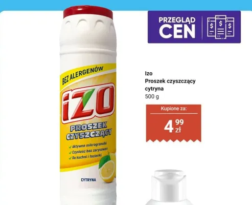 Proszek czyszczący cytryna promocja w Dino