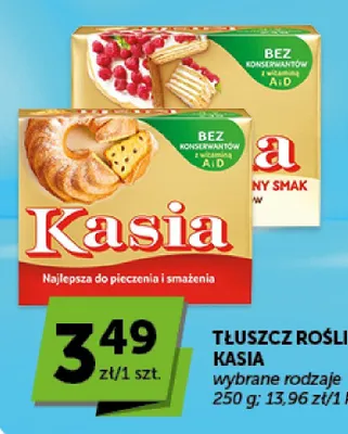 Tłuszcz roślinny Kasia o maślanym smaku promocja w Groszek
