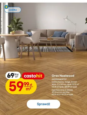 Gres Noelwood promocja w Castorama