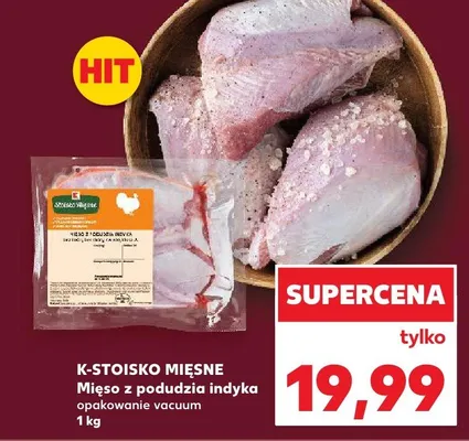 Mięso z podudzia indyka opakowanie vacuum promocja w Kaufland
