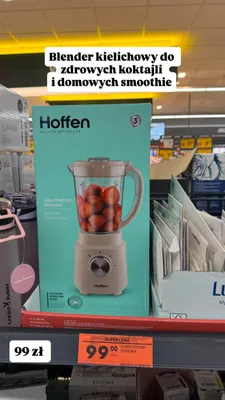 Blender kielichowy Hoffen 600W promocja w Biedronka