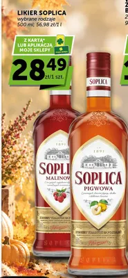 Likier Soplica malinowa promocja w Euro Sklep