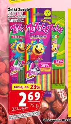 Żelki Zozole Sticks promocja w Prim Market