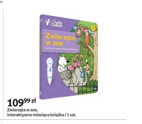 Książka interaktywna mówiąca Zwierzęta w zoo promocja w Empik