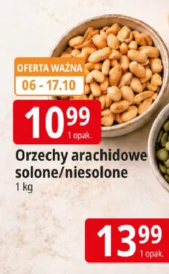 Orzechy arachidowe solone promocja w Leclerc