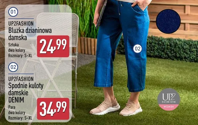 Spodnie damskie joggersy Up2fashion promocja w Aldi