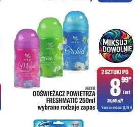 Odświeżacz powietrza Ardor Freshmatic zapas promocja w Tomi Markt