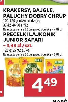 Krakersy Lajkonik Dobry Chrup promocja w Stokrotka