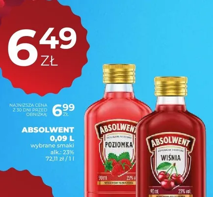 Wódka WOKULSKI WIŚNIA promocja w Duży Ben