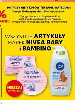 Mleczko nawilżające Nivea Baby promocja w Kaufland