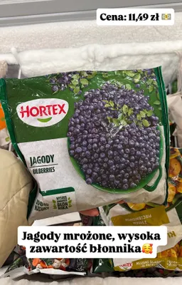 Jagody mrożone promocja w Dino