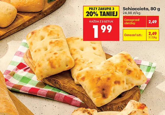 Schiacciata promocja w Biedronka
