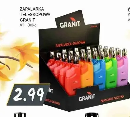 Zapalarka teleskopowa Granit promocja w Słoneczko