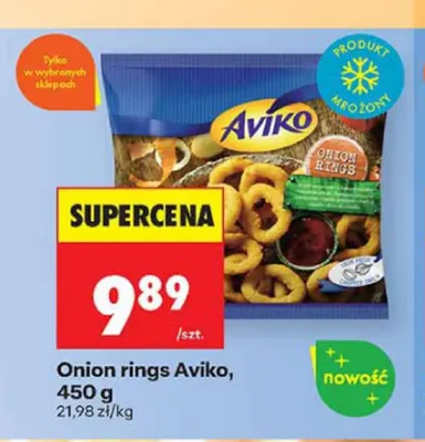 Onion rings Aviko promocja w Biedronka