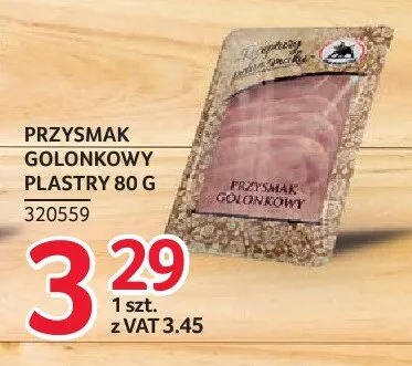 Przysmak golonkowy plastry ZMB Białystok promocja w Selgros