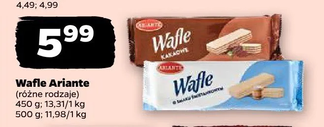 Wafle promocja w Netto