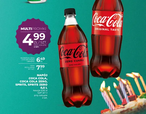 Napój gazowany Sprite Zero promocja w Duży Ben