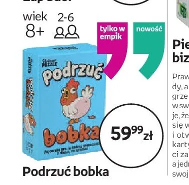 Gra Podrzuć bobka promocja w Dzień Dziecka