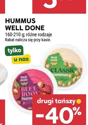 Hummus Well Done promocja w Stokrotka